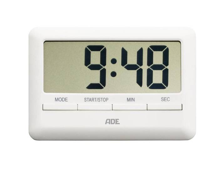 Küchenwecker ADE Weiss Kunststoff H 7 cm