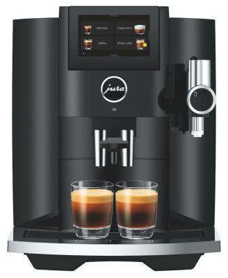 JURA S8 Piano Black (EB) Kaffeevollautomat 15482