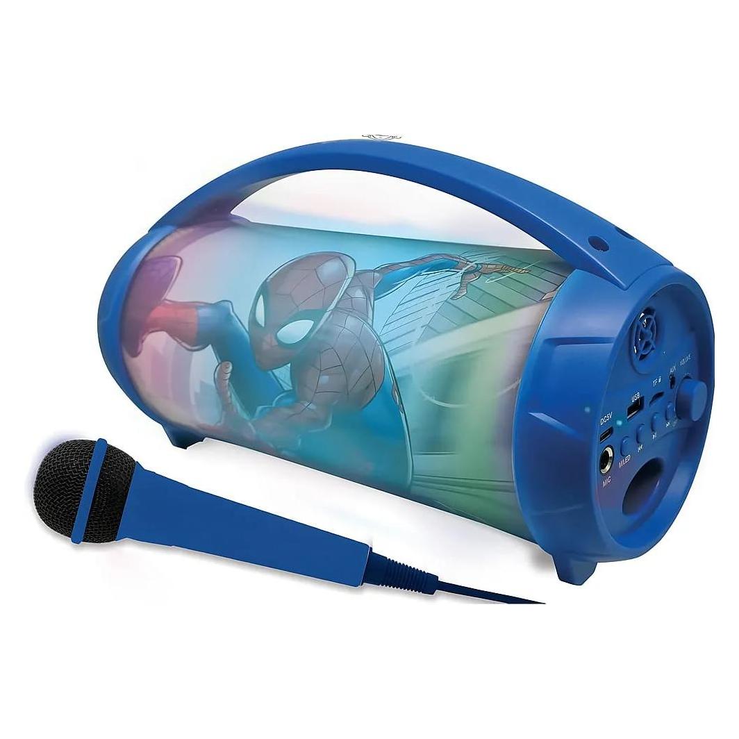Lexibook Spider-Man Bluetooth-Lautsprecher mit Mikrofon (BTP585SPZ)