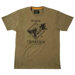 Traeger Where's The Beef T-Shirt Grün L, Unisex