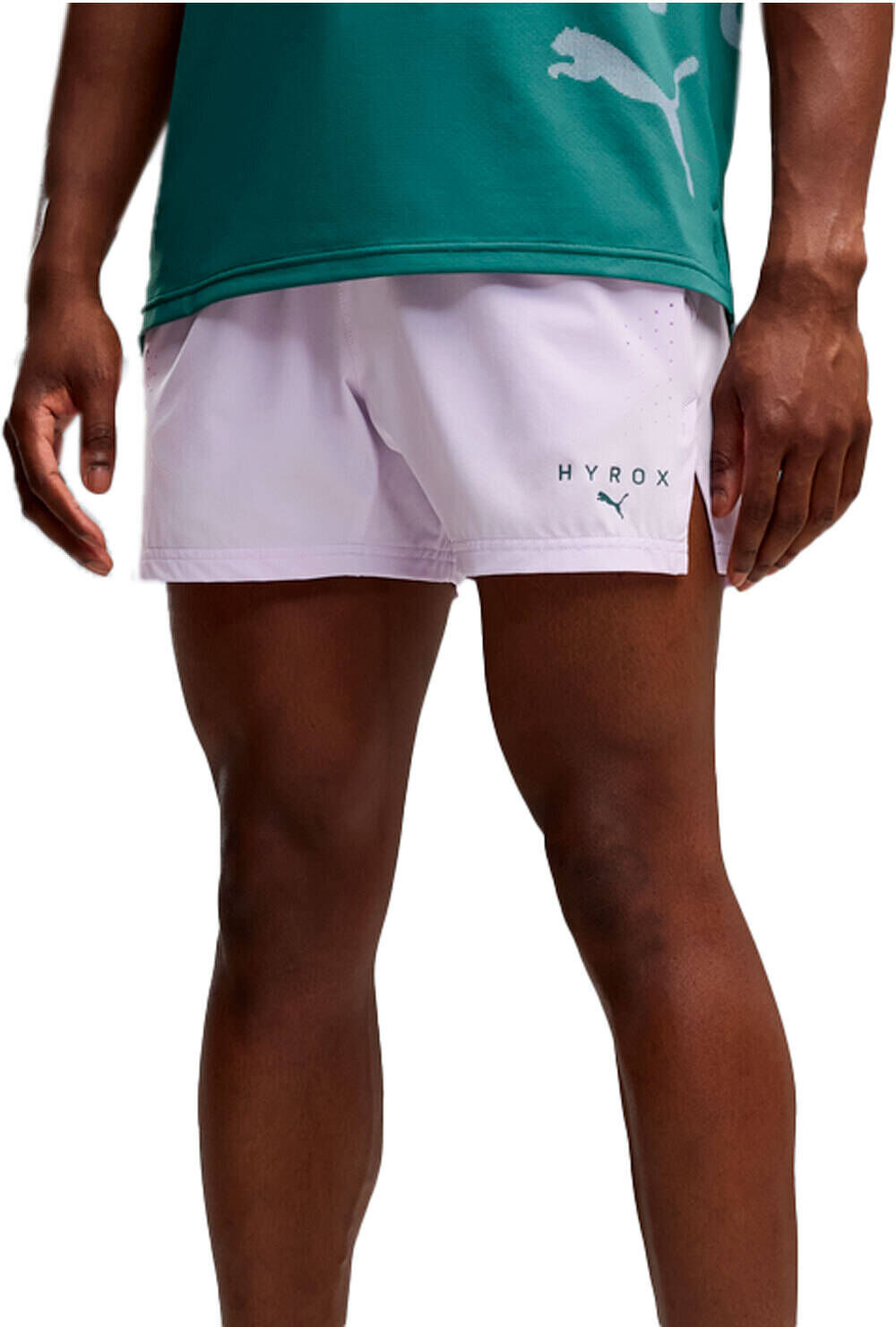 Puma x hyrox pantalón corto fitness hombre Lila