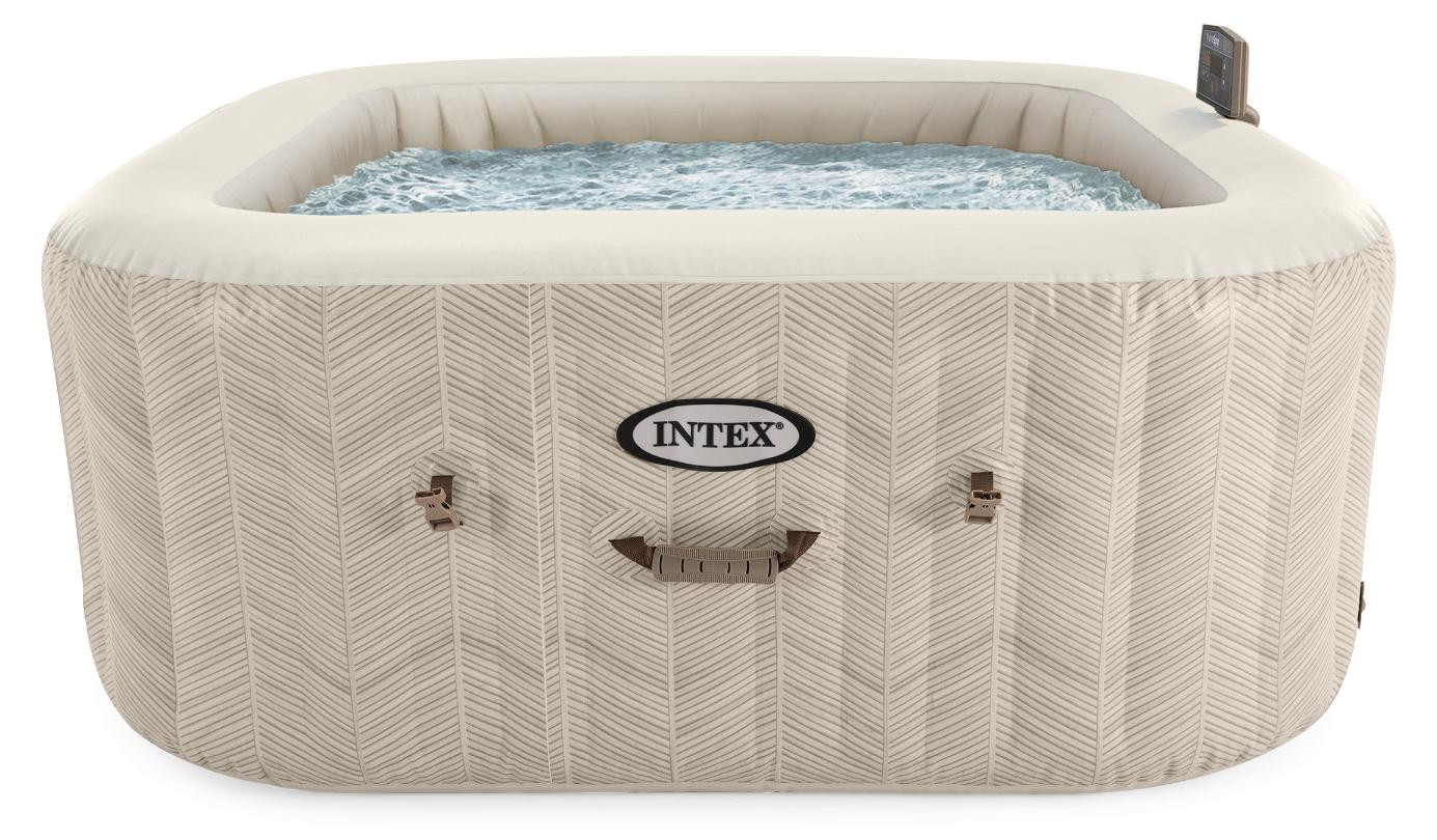 Intex PureSpa Chevron Deluxe Bubble Spa Set voor 4 personen