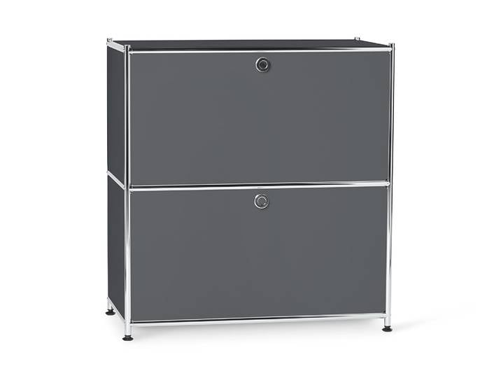 Tchibo - Sideboard Metall »Cn3« - 77x40x83cm - chrom -