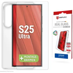 DISPLEX Panzerglas (10H) + Schutzhülle für Samsung Galaxy S25 Ultra