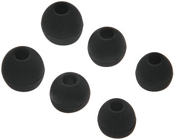 Clear Tune Monitors Flexi Tips Silikon Combo Black