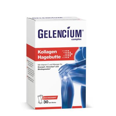 Gelencium Kollagen Hagebutte Direkt-Sticks+Vit.C 30 St Beutel
