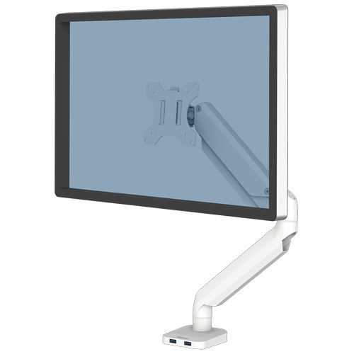 Fellowes Einzelmonitorarm Platinum Series weiß