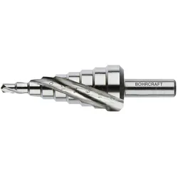Bohrcraft, Bohrereinsatz, Stufenbohrer HSS-Spiralnut//Gr.1-S / 4-12 mm BC-QP