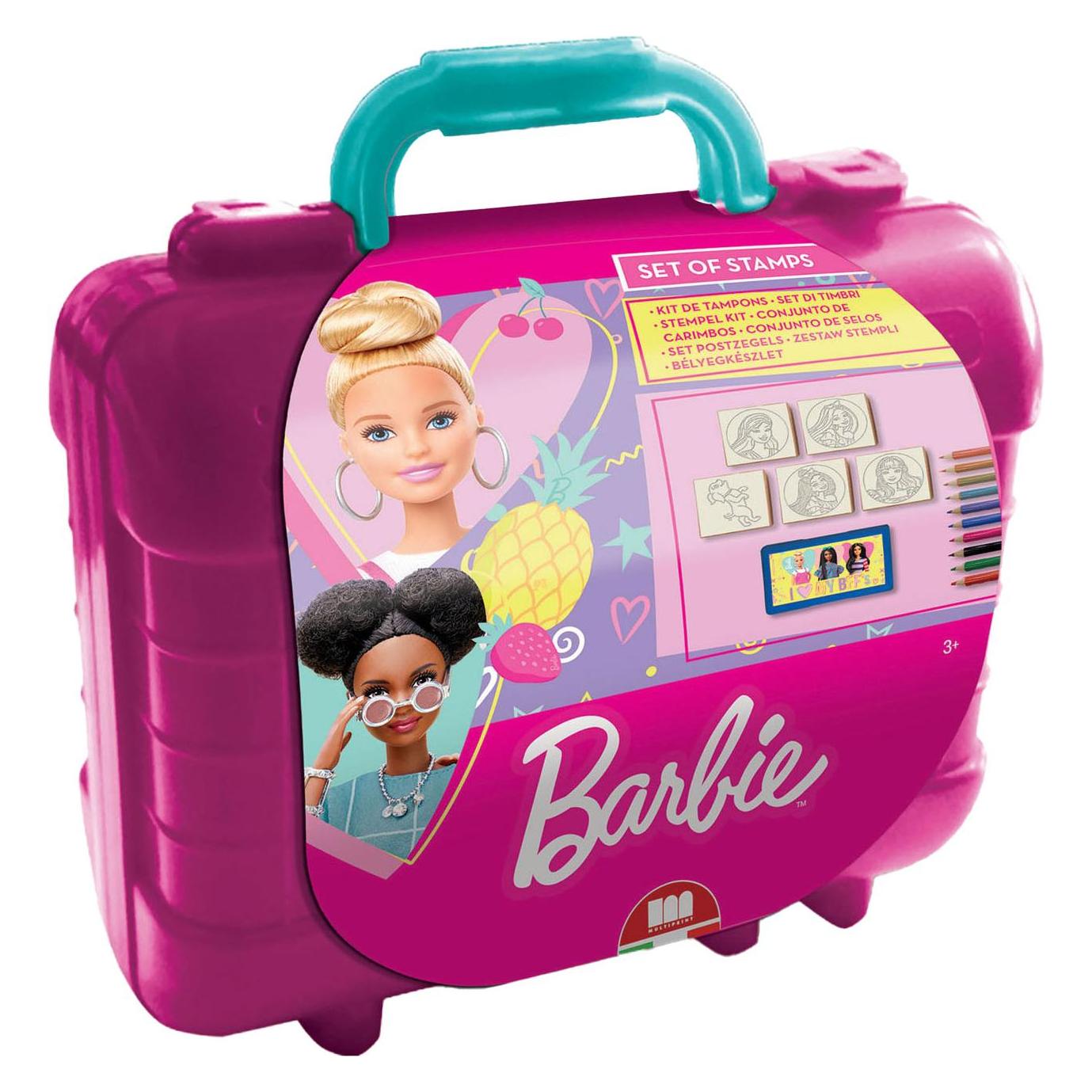Multiprint Barbie Reise-Stempel- und Malkoffer (40853091)