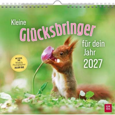 Wandkalender 2027: Kleine Glücksbringer für dein Jahr
