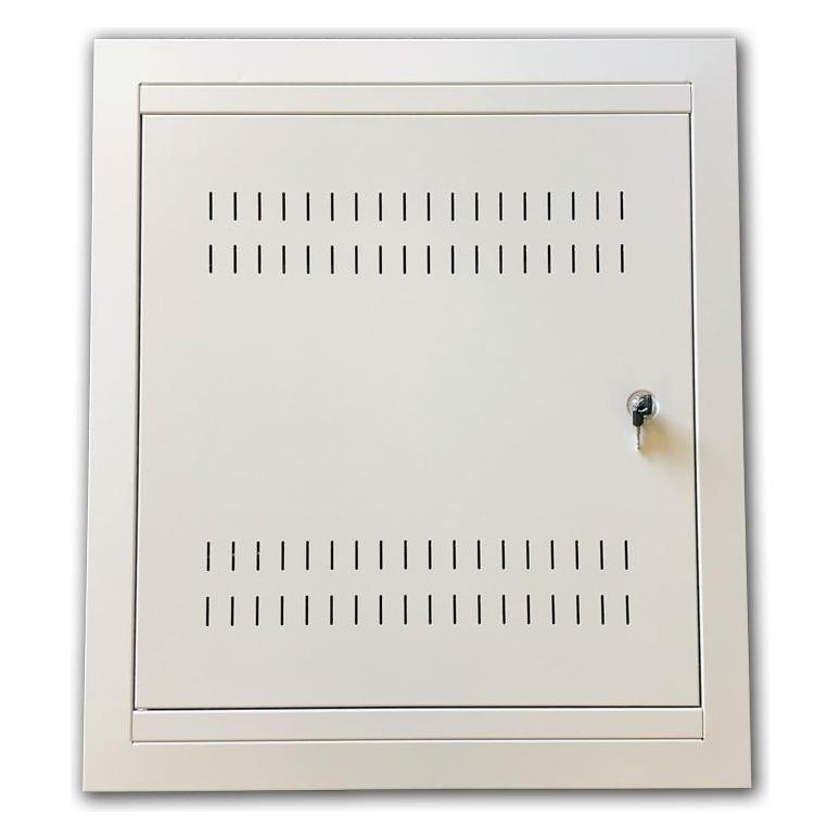 Datacom 19" rozvadÄ>Ä pod omítku 4U+2U/150mm plech (4 HE, 19 Zoll Rack) (7091)