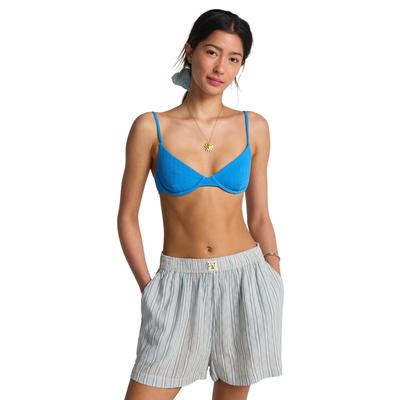 Shorts BILLABONG "Boyfriend", Damen, Gr. L, Normalgrößen, beige (twilight blau), Obermaterial: 55% Baumwolle, 45% Viskose., Hosen Shorts