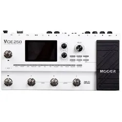Mooer GE250 Verstärker-Modellierungs-Multi-Effektgerät (Overdrive, Verstärker), Effektgerät, Schwarz