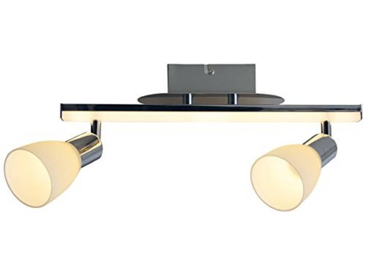 NAEV5 1233142 A++ to A, LED Deckenleuchte Ibiza Metall, chrom, 39, 0 x 8 x 22 cm