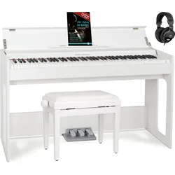 Classic Cantabile DP-S1 WM E-Piano Weiß matt Set