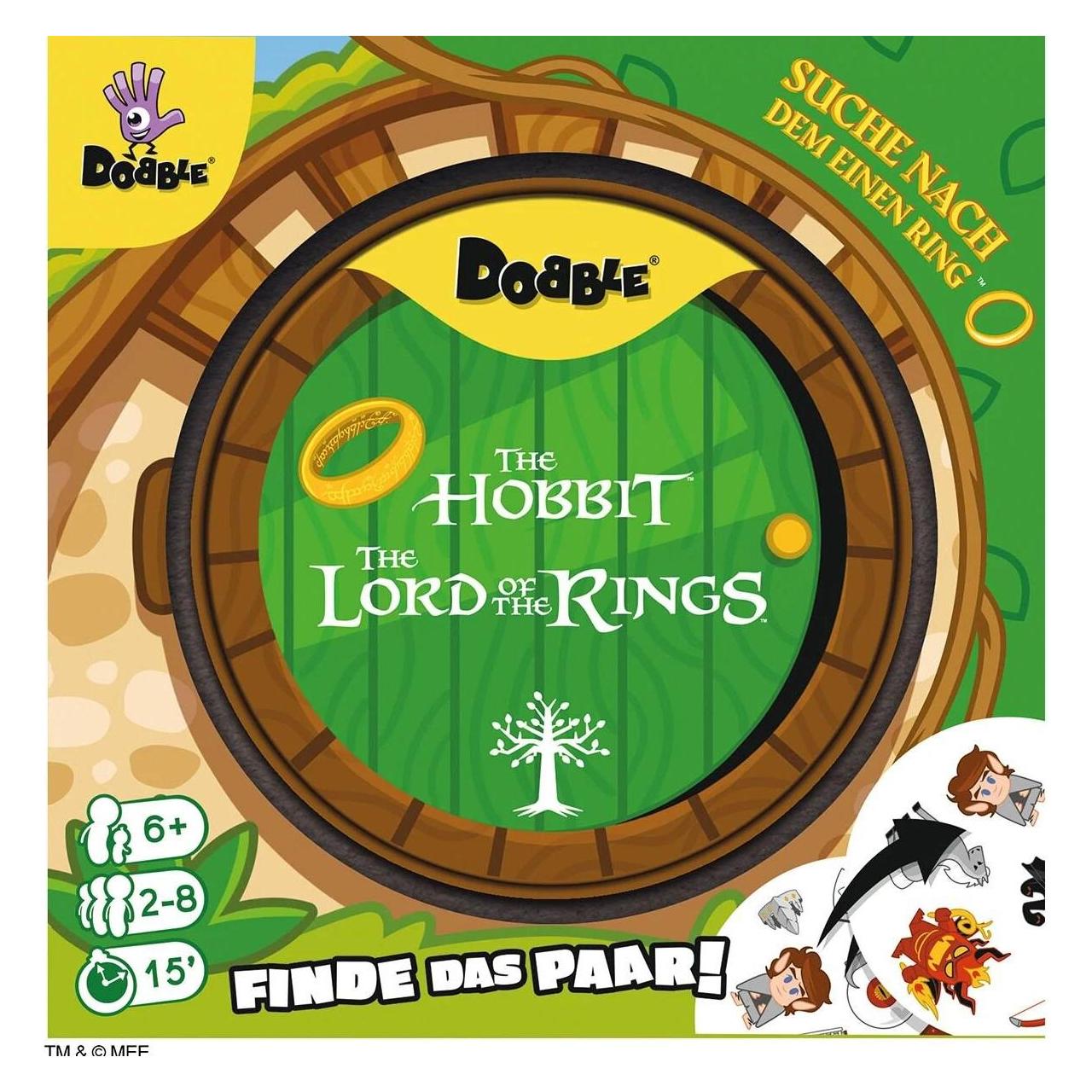 Zygomatic Dobble Der Herr der Ringe (Deutsch, 2 - 8 Spieler) (ZYGD0053)