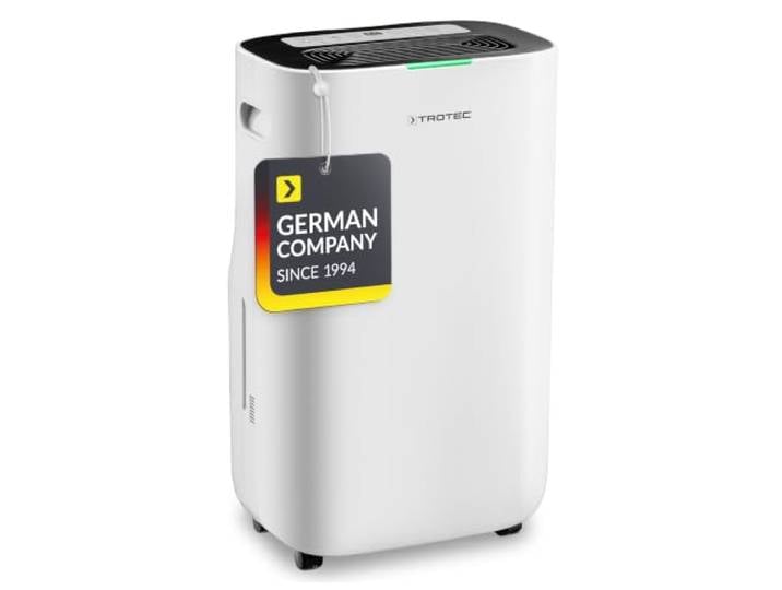 TROTEC Déshumidificateur-purificateur d'air TTK 70 HEPA (Plus) Filtration HEPA Pour pièces de 50 m²/125 m³ max. Capacité de déshumidification max. de 24 litres/24 heures