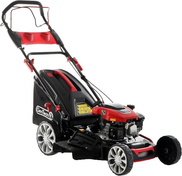 GeoTech S51-170 BMSGW - Tondeuse à gazon thermique tractée - 4 en 1 - Coupe 51 cm