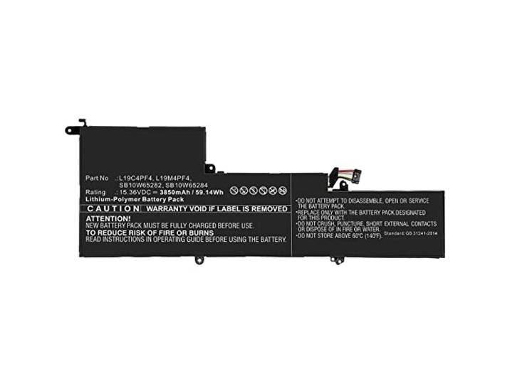 CoreParts MBXLE-BA0288 ricambio per laptop Batteria (Laptop Battery for Lenovo - 52.36Wh 15.4V 3400mAh 52.36Wh - Li-Pol 15.4V 3400mAh Black for Lenovo Notebook, Laptop Yoga 14s, Yoga 7 Slim - Warrant