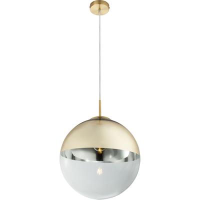 GLOBO LIGHTING Hängeleuchte "VARUS", gold (goldfarben), 1 Stk., Leuchten, Hängelampe/Pendelleuchte/Esszimmer/Wohnzimmer/Esstisch, Hängeleuchte