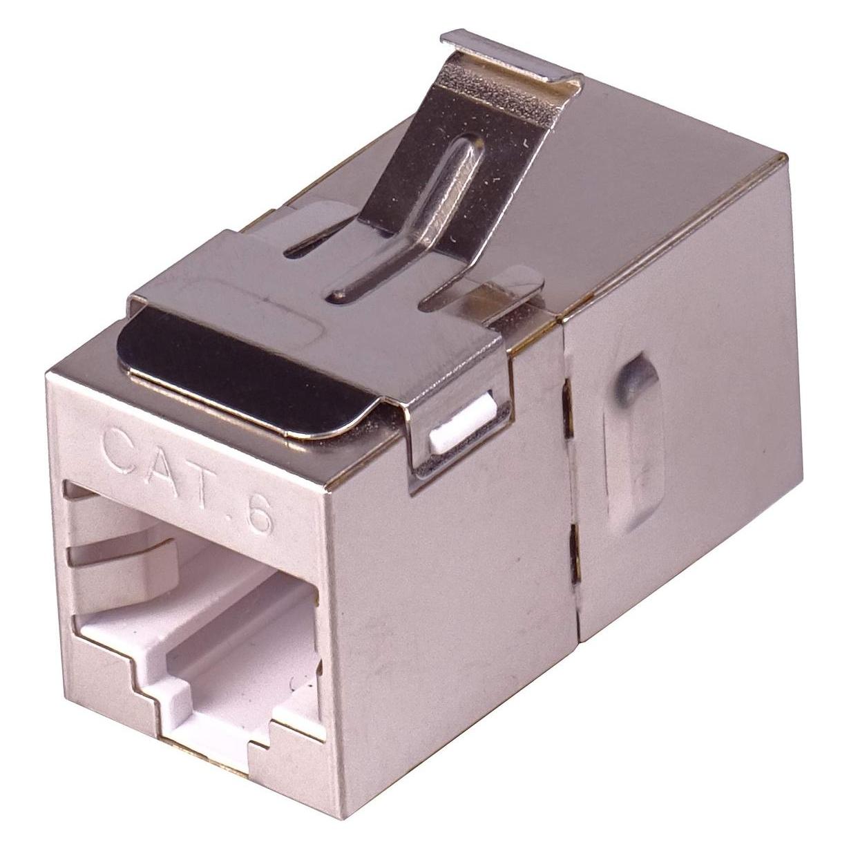 PremiumCord RJ45 CAT6 8/8 STP Coupler, suitable for patch panel instead of keystone (STP, CAT6) (8592220011307)