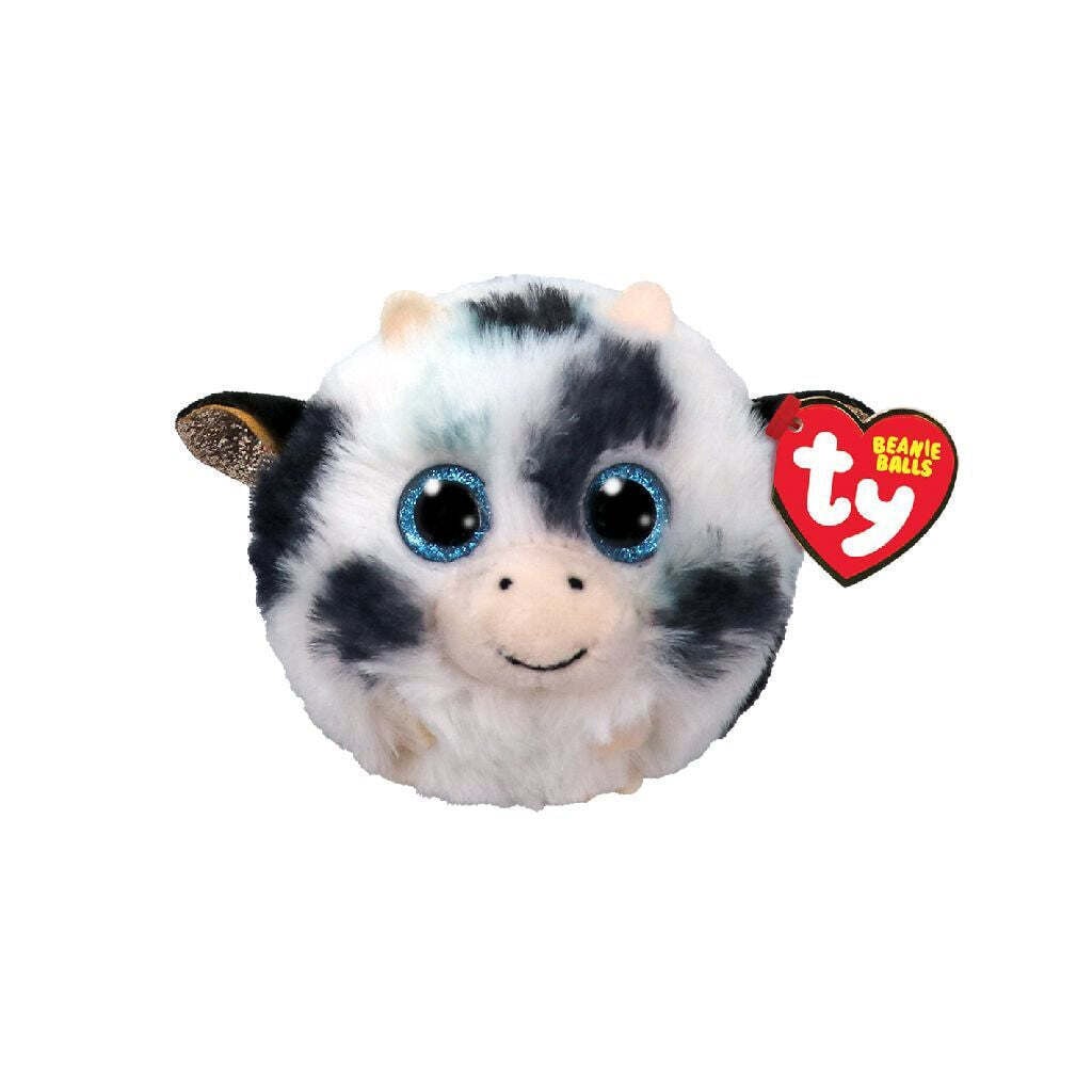 Ty Moophy Kuh Kuscheltier Puffies zwart-wit