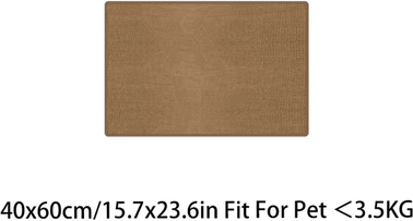 Inspire Curations ScratchGuard Cat Scratching Mat Large Non Slip Furniture Protector & Lounge Mat brown s