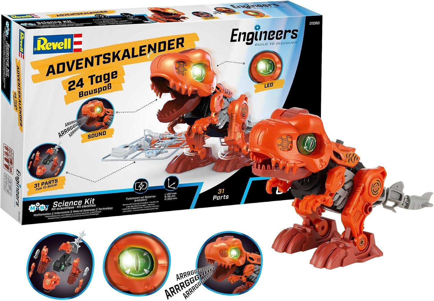Creon Adventskalender Engineers Electric T.Rex voor volwassenen