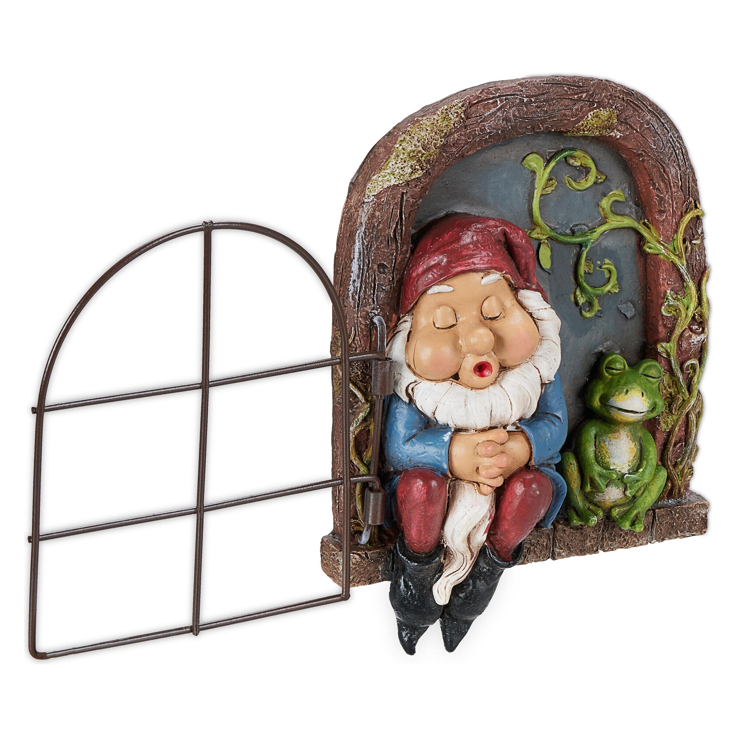 Relaxdays Zwerg Fenster (4052025433734)