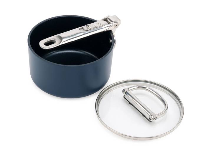 Stielkasserolle Joseph Joseph blau/silber Diverse Rund B 15.8 cm T 31.6 cm - Stielkasserolle