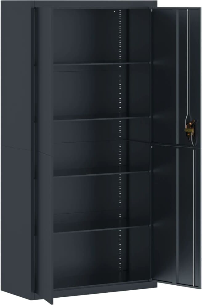 vidaXL Classeur anthracite 90x40x180 cm Acier