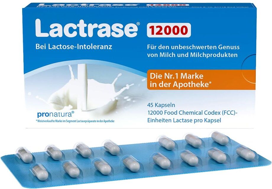 LACTRASE PRO NATURA Lactrase 12.000 Fcc Kapseln