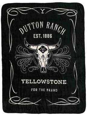 Northwest Paramount Yellowstone Whiskey Label Silk Touch Throw Blanket
