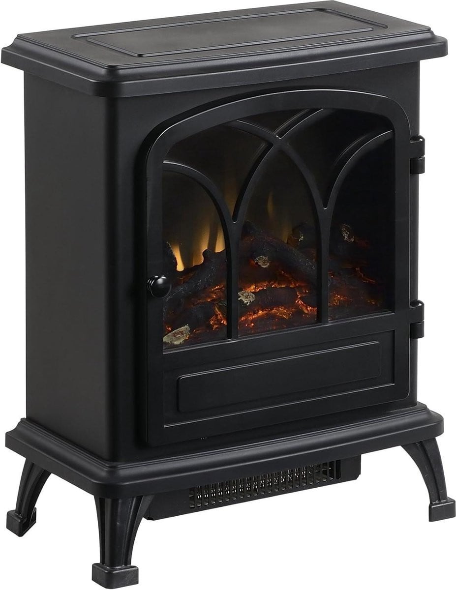 Schwarztinsky Elektrische open haard 1500 W zwart