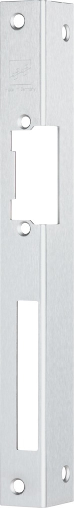 ASSA ABLOY Winkelschließblech effeff für Türöffner 066, Edelstahl -------06635-04