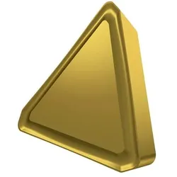 Pramet, Zubehör Maschine, Frswendeschneidplatte ISO TPKR 1603PDSR:M8330 Tiefe 12mm PVD beschichtet Gold - VPE: 10