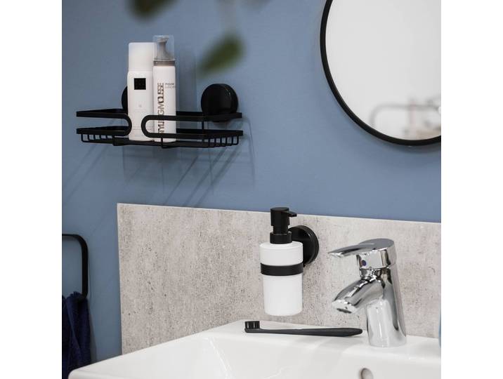 Étagère murale Static-Loc Pavia Acier Boîtier de fixation : ABS Noir 26 x 10 x 12cm