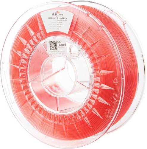 Spectrum Filaments 80885 PLA Crystal Filament PLA Erhöhte Extrusionsrate 1.75mm 1000g 1St.