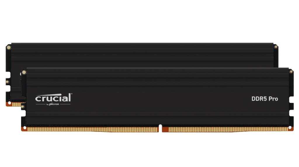 Crucial RAM Pro 64GB (2x32GB) Kit DDR5 5600MHz UDIMM schwarz CP2K32G56C46U5
