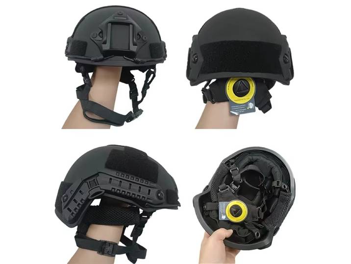 Casque tactique FAST en Kevlar de haute qualité, casque tactique FAST Wendy avec coussinets flottants suspendus, casque tactique pour la chasse en plein air