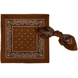 Bandana, braun, 2 Stück