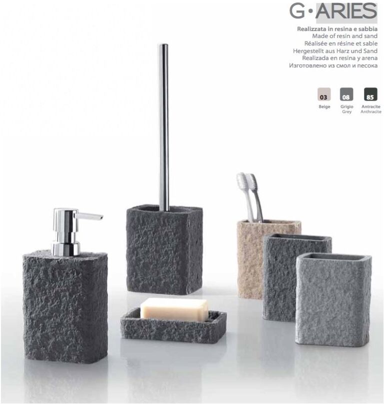 Porta sapone appoggio Gedy AR1103 ARIES Beige pietra