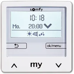 Somfy 1818315 Soliris Smoove IB+ Steuergerät Pure White - zur Unterputzinstallation
