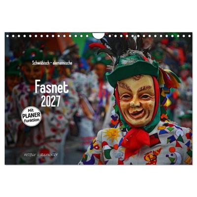 Schwäbisch alemannische Fasnet (Wandkalender 2027 DIN A4 quer), CALVENDO Monatskalender