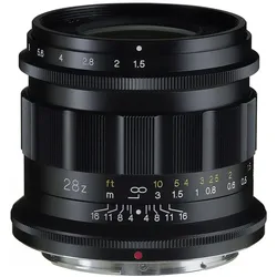 Voigtländer Nokton 28mm / 1.5 asph. Nikon-Z (Nikon Z, Vollformat), Objektiv, Schwarz