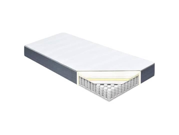 Boxspringmatratze, 200 x 80 x 20 cm, mittlere Härte, Taschenfedern Optimale Unterstützung, Druckschaum, schwere Personen, Boxspringbett, erholt sich in seine Form