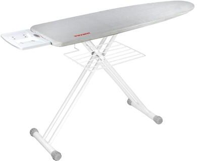 ybm home Steel Mesh Ironing Board with Solid Steam Iron Rest and Cotton Cover
