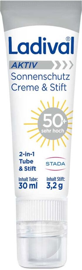 Ladival Aktiv Sonnenschutz Creme & Stift LSF 50+ 30ml