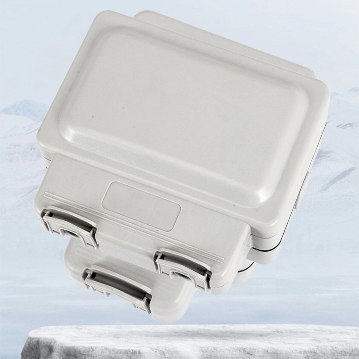 INF Außen wasserdichte Steckdosenbox – abschließbares, silikonabgedichtetes PC+ABS-Gehäuse für UK/US/EU/FR-Stecker