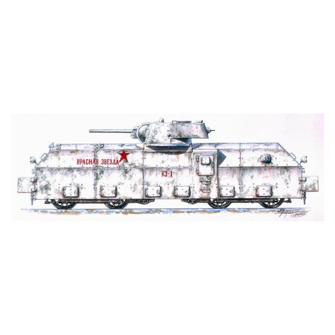 Planet Models Soviet draisine Krasnaja Zvezda (129-MV027)